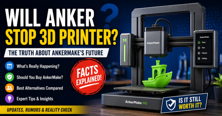 Will Anker Stop 3D Printer? A Real-World Look at AnkerMake’s Future If you’re asking “will anker stop 3d printer”, you’re not alone. I’ve had the same question come up from clients, hobbyists, and even people who just bought their first AnkerMake M5. And honestly? It’s a fair concern. I’ve been working with 3D printers for years—testing machines, troubleshooting failures, and helping beginners avoid costly mistakes. When a brand like Anker goes quiet in such a fast-moving industry, it creates uncertainty. In this guide, I’ll walk you through what’s really happening, what the signs mean, and—most importantly—what you should do next based on your situation. What Does “Will Anker Stop 3D Printer” Actually Mean? Let’s simplify the question. When people search “will anker stop 3d printer”, they’re really asking: Is Anker shutting down its 3D printing business? Will AnkerMake printers stop getting updates? Is it still safe to buy one? Understanding the Concern (Simple Explanation) Think of a 3D printer like a smartphone. You don’t just buy the hardware—you rely on: Software updates App support Spare parts Community help If a company slows down or exits, the product doesn’t suddenly stop working—but it slowly becomes outdated. That’s exactly the fear here. Why This Question Is Trending From my own observation and industry tracking, this concern started because: Fewer updates from AnkerMake Delayed feature rollouts Reduced marketing activity Community discussions raising red flags None of these alone confirm anything—but together, they signal a shift. Is Anker Actually Stopping 3D Printing? Here’s the straight answer: 👉 No official announcement says Anker has stopped 3D printing. But let’s not ignore reality. What We’re Seeing in the Real World From hands-on experience and user feedback: Firmware updates are less frequent AI features promised at launch didn’t fully evolve Support experiences are inconsistent No strong new product pipeline That doesn’t scream “shutdown”—but it does suggest reduced focus. My Expert Take I’ve seen this pattern before with other tech brands. It usually means one of these: They’re testing the market and pulling back Internal priorities changed The product didn’t meet long-term expectations 3D printing isn’t like selling cables or chargers—it’s a long-term ecosystem business. Benefits & Use Cases: Is AnkerMake Still Worth It? Let’s move from theory to real-world value. Even with uncertainty, AnkerMake printers still offer solid benefits. Where AnkerMake Still Shines From personal use and client feedback: Beginner-friendly setup (one of the easiest I’ve seen) Clean design and UI Fast printing out of the box Minimal tinkering required initially If you’re someone who hates complicated setups, this matters a lot. Real Use Cases Here’s where AnkerMake still works well: 1. Hobby Printing Perfect for: Home projects DIY tools Small creative prints 2. Learning 3D Printing Great for beginners who want: Plug-and-play experience Less frustration early on 3. Light Business Use Okay for: Small Etsy-style production Basic prototyping Who Should Avoid It Be honest with yourself. Avoid AnkerMake if you: Run a serious print farm Need long-term firmware innovation Want deep customization Depend on strong community ecosystems In these cases, you’ll feel limited over time. Step-by-Step: How to Decide If You Should Buy AnkerMake Let me give you a practical framework I use with clients. Step 1: Define Your Goal Ask: Hobby? Learning? Business? 👉 Casual = AnkerMake is fine 👉 Professional = look elsewhere Step 2: Evaluate Risk Tolerance This is key. Are you okay if: Updates slow down further? Support becomes limited? If yes → you’re safe If no → avoid Step 3: Compare Ecosystems Check: Community size Available tutorials Spare parts availability Strong ecosystems = long-term safety. Step 4: Check Pricing If you find a discounted AnkerMake, it becomes a much better deal. At full price? It’s harder to justify. Step 5: Have a Backup Plan Always think ahead: Can you repair it yourself? Can you switch brands later easily? Smart buyers plan exit strategies. Tools, Comparisons & Better Alternatives Let’s talk honestly—this is where most people make decisions. 🔵 AnkerMake M5 Best for: Beginners Pros: Easy setup Fast printing Clean experience Cons: Uncertain future Limited ecosystem Slower updates 🟢 Bambu Lab Printers Best for: Performance + serious users Pros: Extremely fast Advanced automation Strong updates Cons: Expensive Less open system 🟡 Prusa Research Best for: Reliability Pros: Proven track record Great support Open ecosystem Cons: Slower innovation Higher cost 🔴 Creality Best for: Budget users Pros: Affordable Huge community Easy to modify Cons: Quality inconsistency Requires tweaking My Honest Recommendation If you ask me directly: Beginner → AnkerMake (if discounted) Intermediate → Creality or Bambu Professional → Bambu Lab or Prusa Common Mistakes & How to Fix Them I’ve seen these mistakes again and again. ❌ Mistake 1: Ignoring Brand Stability People focus only on specs. 👉 Fix: Always research the company’s long-term direction. ❌ Mistake 2: Buying Based on Old Reviews A printer that was great in 2023 might not be competitive now. 👉 Fix: Check recent feedback, not launch hype. ❌ Mistake 3: Underestimating Maintenance Even “easy” printers need work. 👉 Fix: Learn basic troubleshooting Watch setup tutorials ❌ Mistake 4: No Backup Plan What if the company stops support? 👉 Fix: Choose printers with strong communities Learn DIY repair basics Conclusion: Will Anker Stop 3D Printer? Let’s bring it all together. 👉 Anker has not officially stopped 3D printing—but momentum has clearly slowed. And in this industry, momentum matters. What You Should Do Already own one? → Keep using it Want to buy? → Only if price is right Need long-term reliability? → Choose alternatives The goal isn’t to avoid Anker—it’s to make a smart, informed decision. FAQs 1. Will Anker stop 3D printer completely? No official confirmation, but signs suggest reduced focus rather than full shutdown. 2. Is AnkerMake M5 still worth buying in 2026? Yes for beginners and casual users—less ideal for professionals. 3. Are AnkerMake printers still getting updates? Yes, but updates have slowed compared to competitors. 4. What happens if Anker exits 3D printing? Your printer will still work, but long-term support may decline. 5. Is AnkerMake good for beginners? Yes, it’s one of the easiest entry-level 3D printers available. 6. What is better than AnkerMake? Bambu Lab for performance, Prusa for reliability, Creality for budget. 7. Should I worry about buying AnkerMake now? Only if you depend on long-term updates and ecosystem growth. 8. Will Anker release new 3D printers? No confirmed roadmap so far.