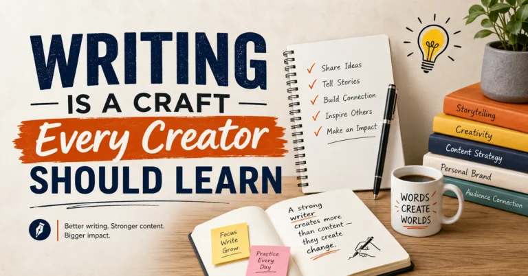 Writing Is A Craft