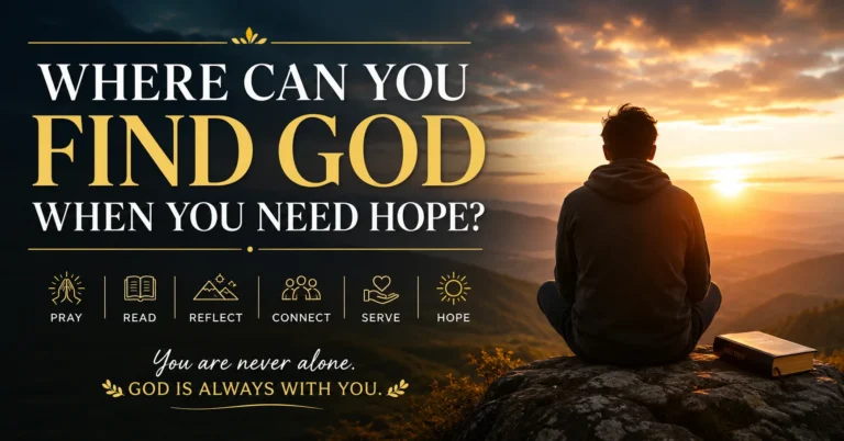 Where Can You Find God