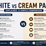 White vs Cream Paper