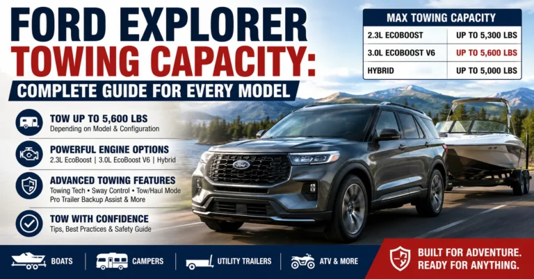 Ford Explorer Towing Capacity