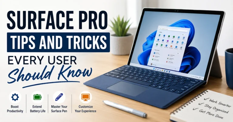 Surface Pro Tips And Tricks