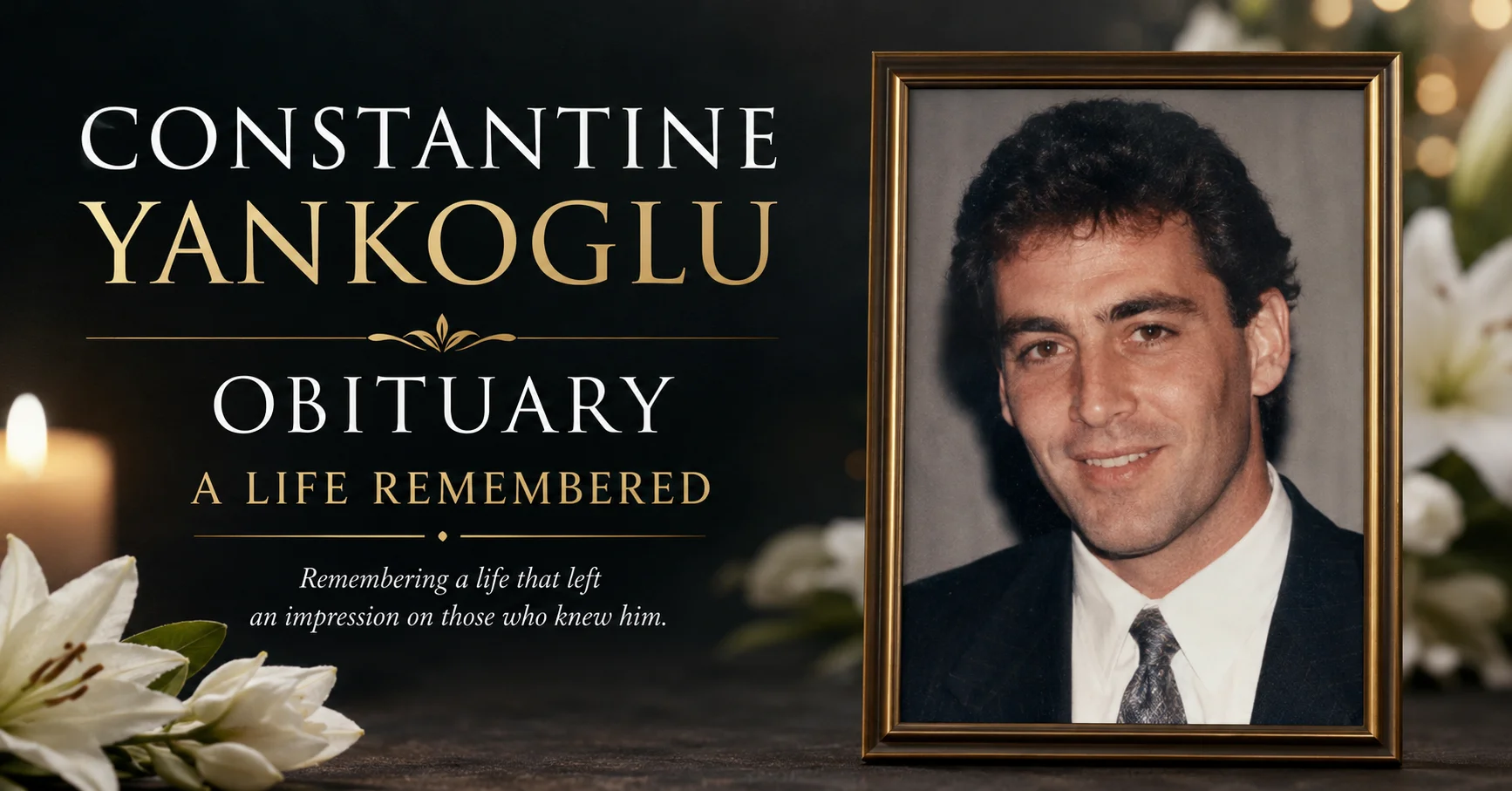 Constantine Yankoglu Obituary