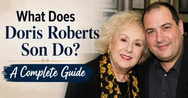 What Does Doris Roberts Son Do