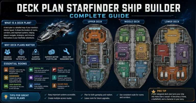 Deck Plan Starfinder Ship Builder