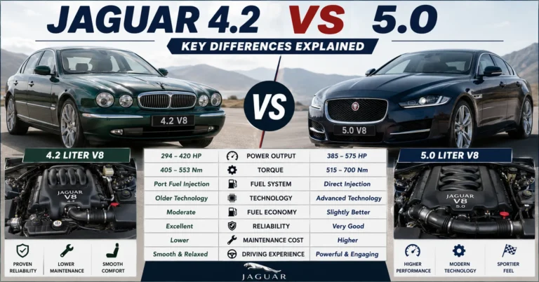 Jaguar 4.2 vs 5.0