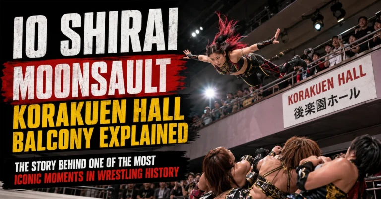 IO Shirai Moonsault Korakuen Hall Balcony