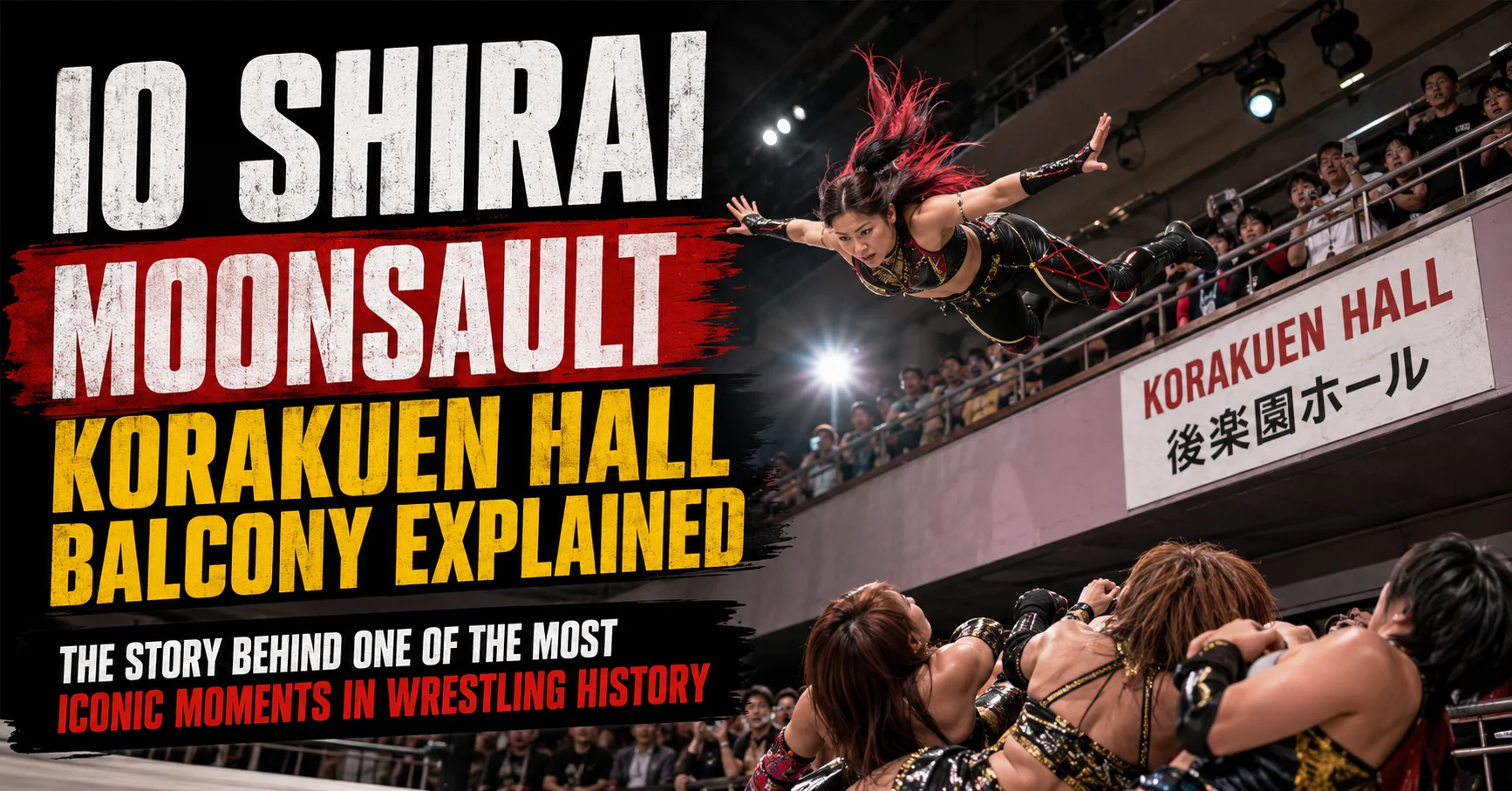 IO Shirai Moonsault Korakuen Hall Balcony