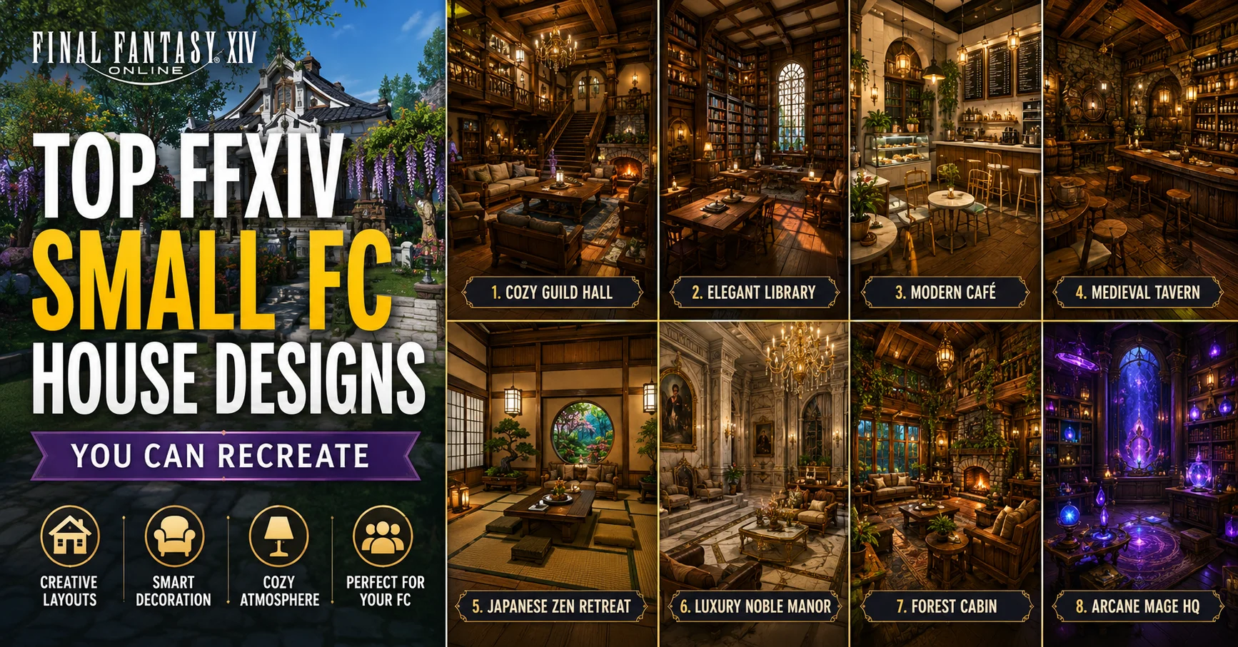 FFXIV Small FC House Designs