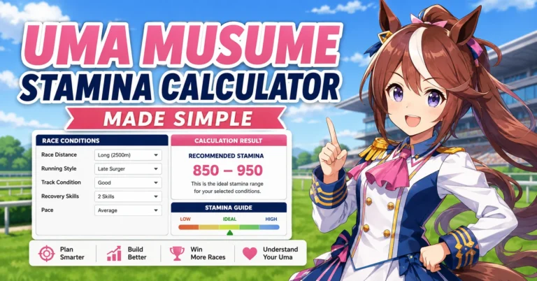Uma Musume Stamina Calculator