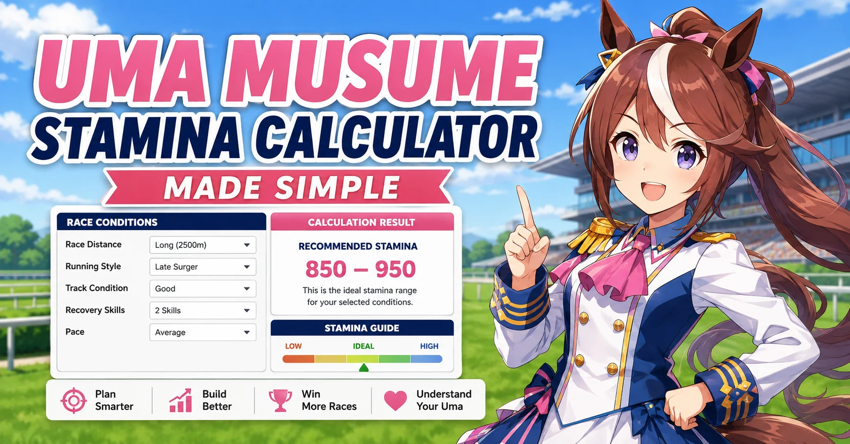 Uma Musume Stamina Calculator
