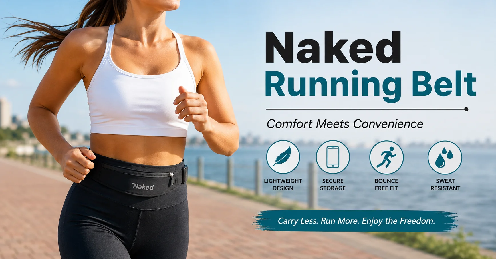 Naked Running Belt