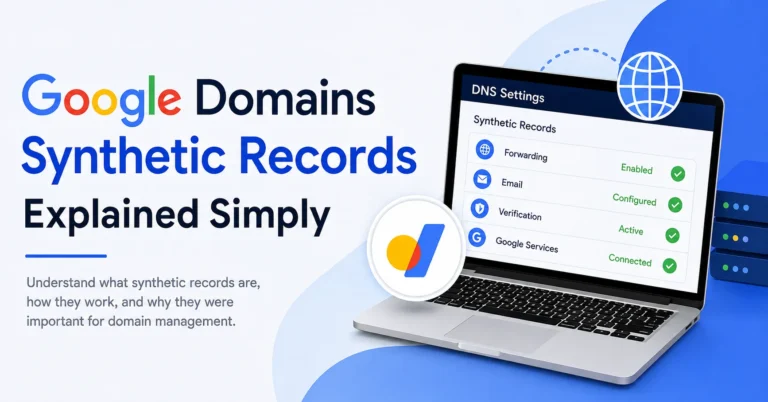Google Domains Synthetic Records